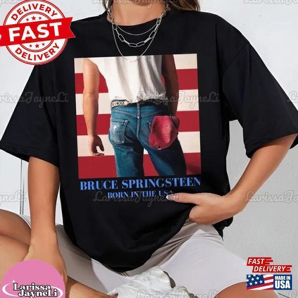 Bruce Springsteen Born In USA Classic Rock Fan Unisex T-Shirt